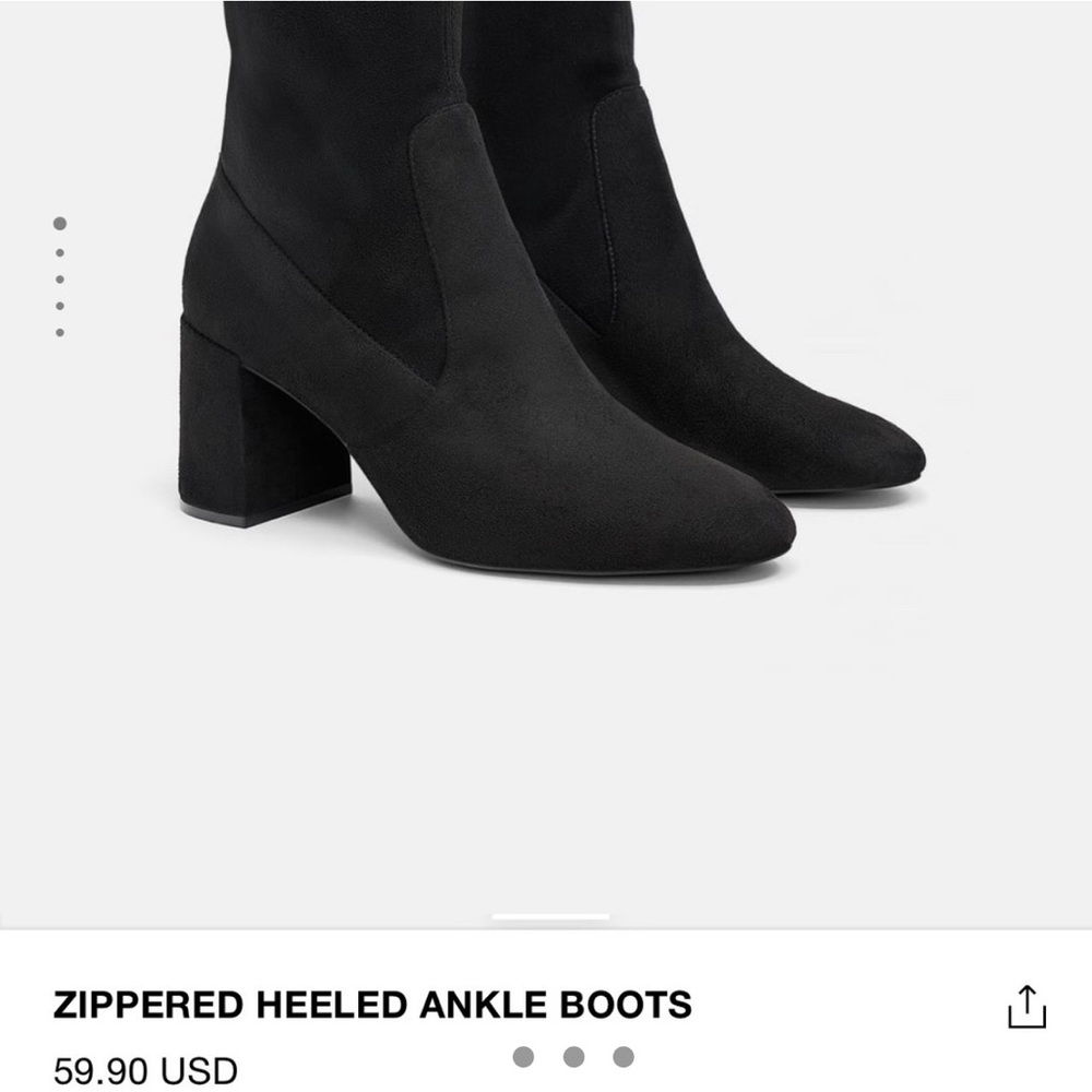 Black Ankle Boots from Zara